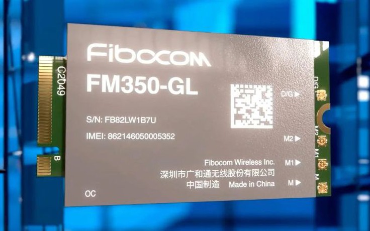 Intel công bố modem 5G M.2 đầu tiên cho máy tính xách tay
