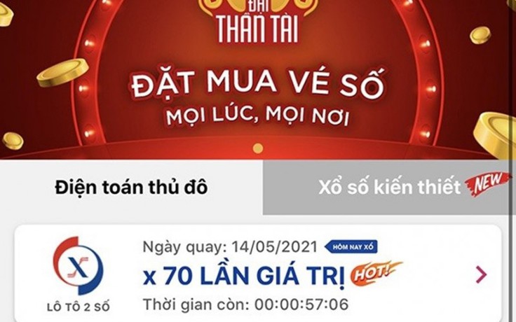 Ngân hàng, ví điện tử ngừng thanh toán cho dịch vụ ‘Đặt 1 ăn 70’