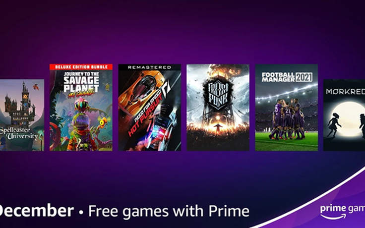 Amazon Prime Gaming đã công bố những tựa game miễn phí cho tháng 12