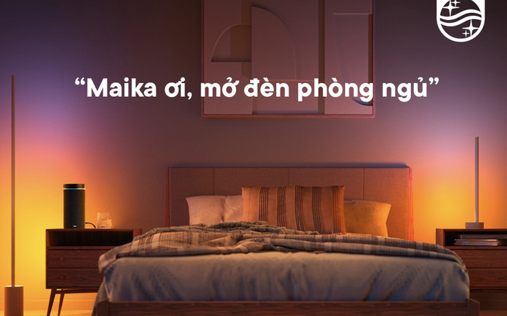 Chiếu sáng thông minh Philips Hue trên loa OLLI