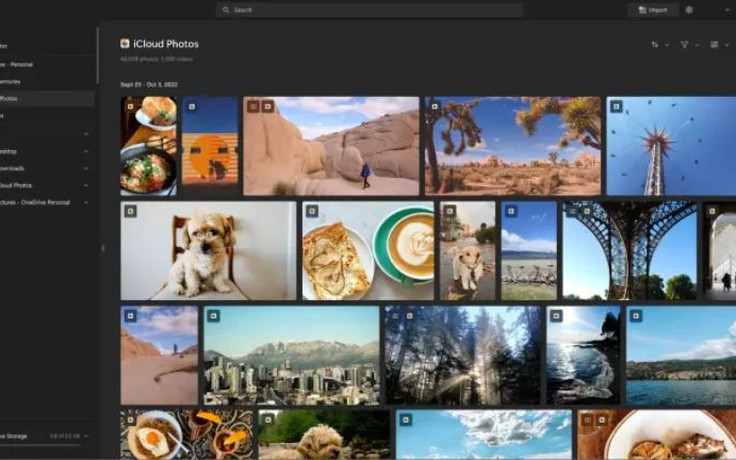 Microsoft tích hợp iCloud Photos vào ứng dụng Photos trên Windows 11