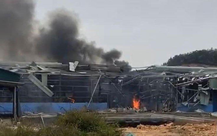 Điều tra vụ nổ nhà máy xử lý chất thải làm 1 người chết ở Thái Nguyên