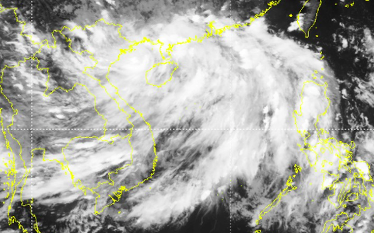 Bão số 2 đang gây gió giật cấp 10, tâm bão chỉ cách Móng Cái 190 km