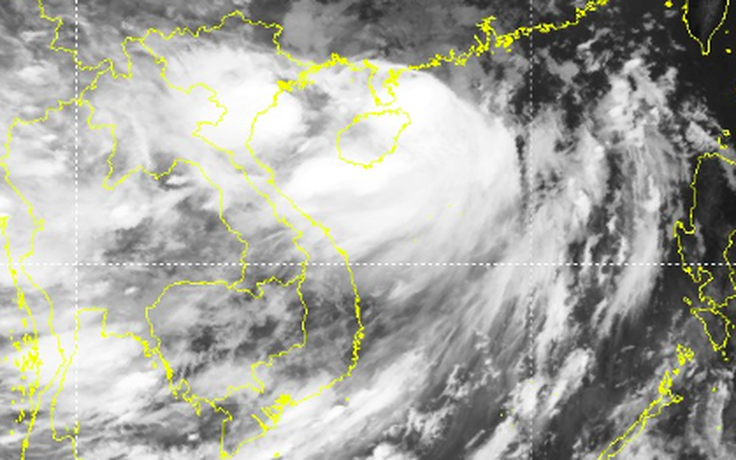 Bão số 3 gây mưa lớn ở Bắc bộ từ đêm nay