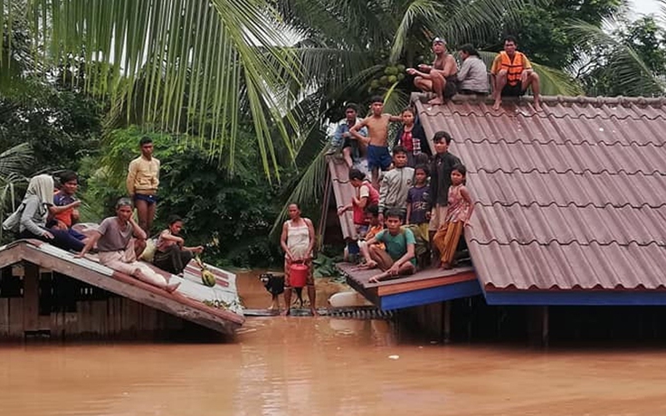Lũ sông Cửu Long lên nhanh do triều cường và ảnh hưởng từ sự cố vỡ đập tại Lào