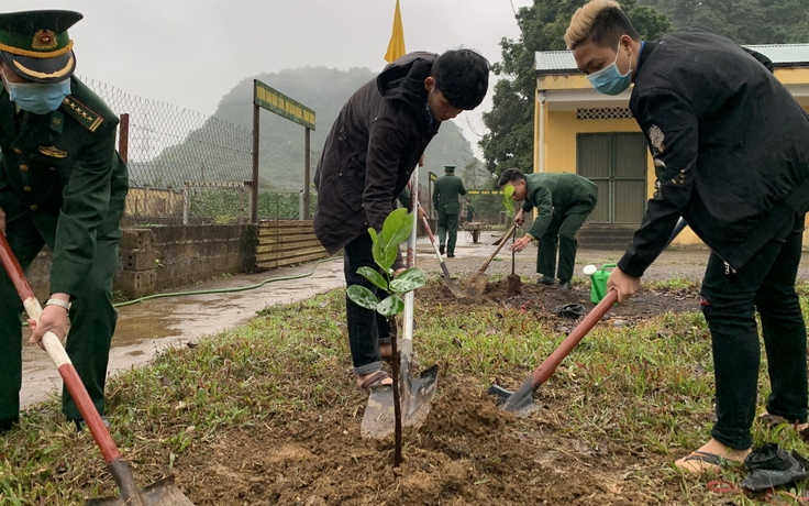Bộ đội biên phòng phát động Tết trồng cây bảo vệ chủ quyền biên giới