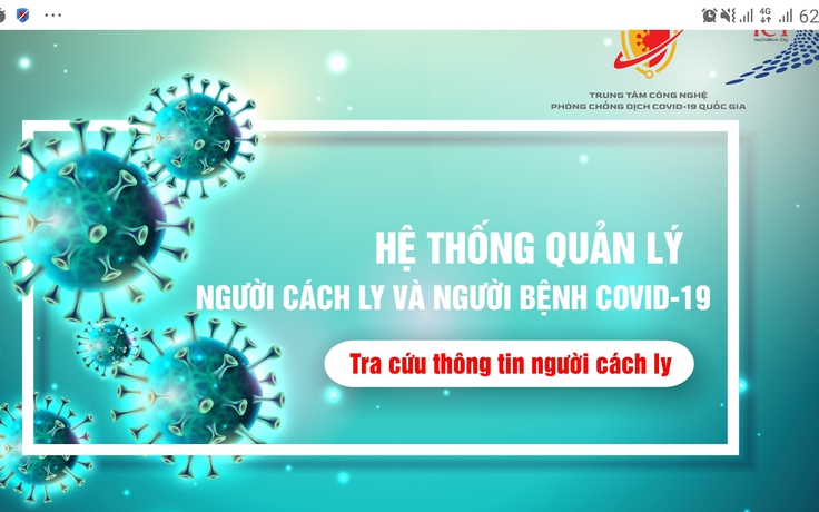 Người thân có thể tra cứu, theo dõi tình trạng của bệnh nhân Covid-19