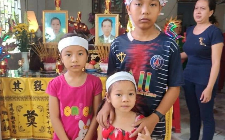 Đau xót cha mẹ tử vong vì tai nạn giao thông khiến 3 trẻ mồ côi