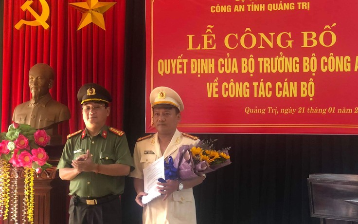Thượng tá Nguyễn Viết Ánh giữ chức Trưởng công an TP.Đông Hà