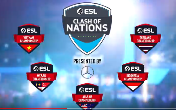 Giải đấu ESL Clash of Nations Bangkok 2019 có mức tiền thưởng lên đến 50.000 USD