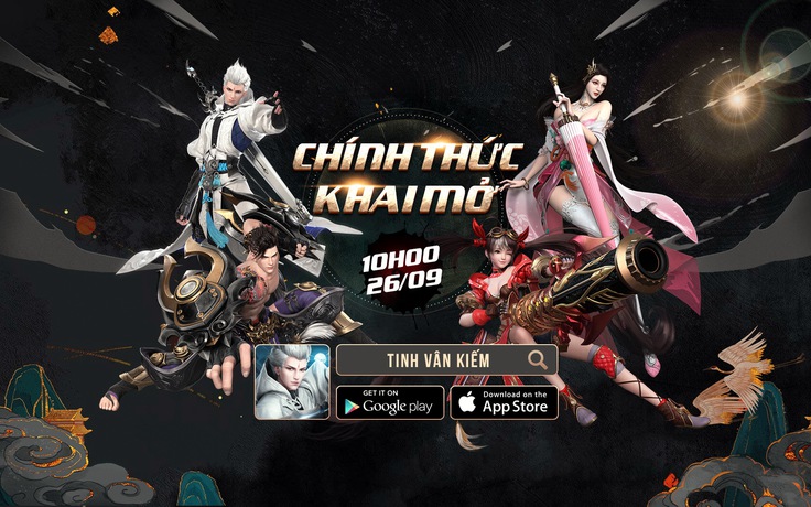 Thanh Niên Game gửi tặng độc giả 300 Gift code Tinh Vân Kiếm Mobile