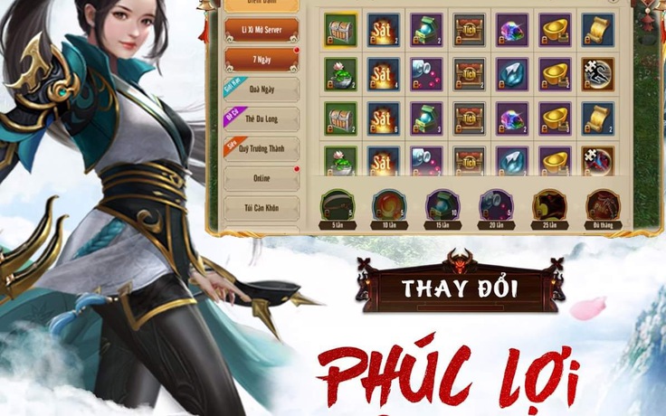 Game thủ phát cuồng vì ưu đãi miễn phí 'siêu to khổng lồ' của Tân Thiên Long Mobile VNG