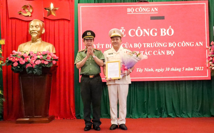 Thượng tá Nguyễn Quốc Toàn giữ chức Phó giám đốc Công an tỉnh Tây Ninh