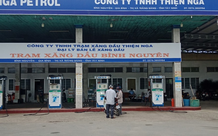 Tây Ninh: Công ty TNHH Thiện Nga tự ý điều chỉnh giá xăng dầu, bị xử phạt
