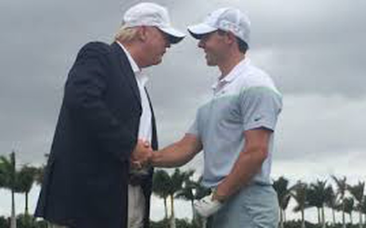 Tay golf số 1 thế giới McIlroy đả kích Tổng thống Trump