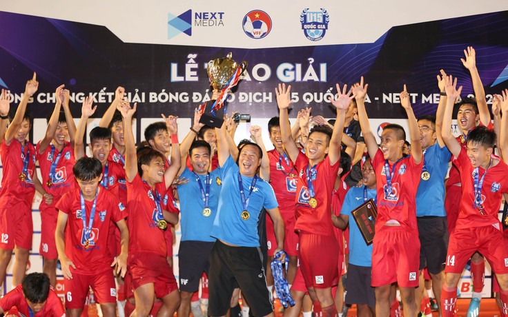 Chung kết giải U.15: PVF trả thù ngọt ngào Đà Nẵng, lên ngôi vô địch