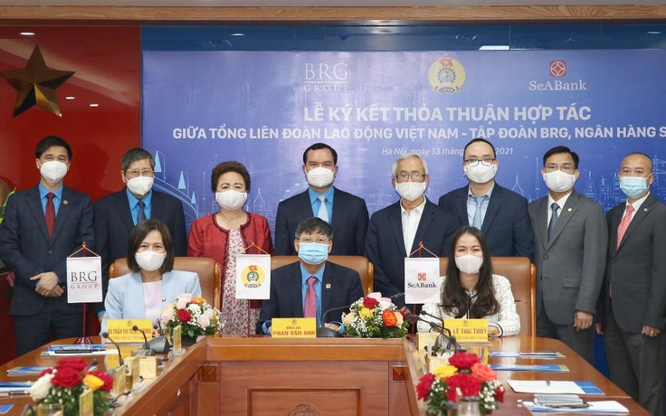 Tổng Liên đoàn Lao động Việt Nam ký hợp tác với Tập đoàn BRG, Ngân hàng SeABank