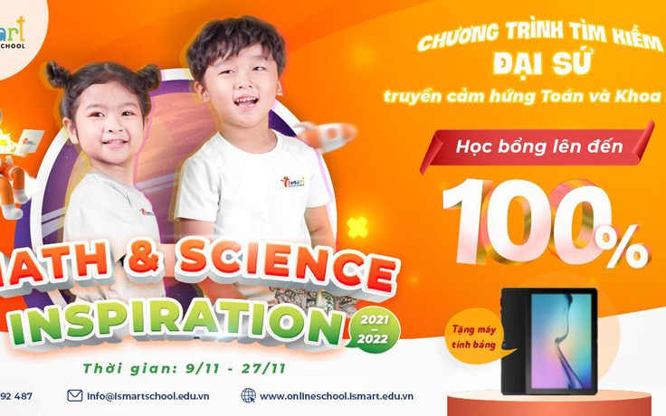 iSMART Online School trao 2.500 suất học bổng để khuyến khích học trực tuyến