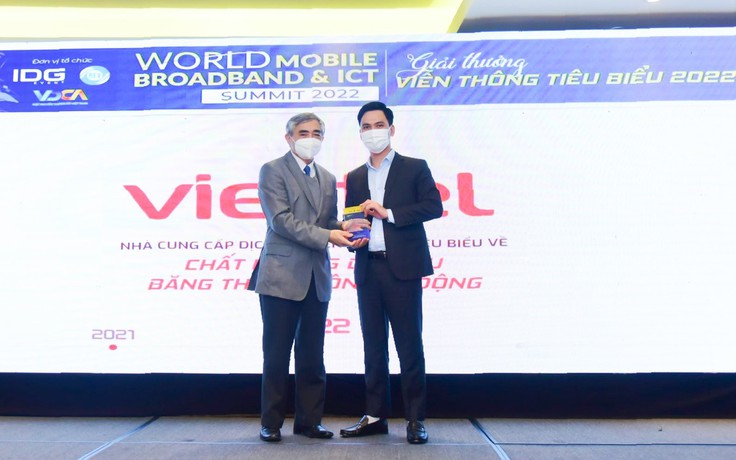Viettel đạt giải thưởng 'Nhà cung cấp dịch vụ viễn thông về chất lượng dịch vụ băng thông rộng di động'
