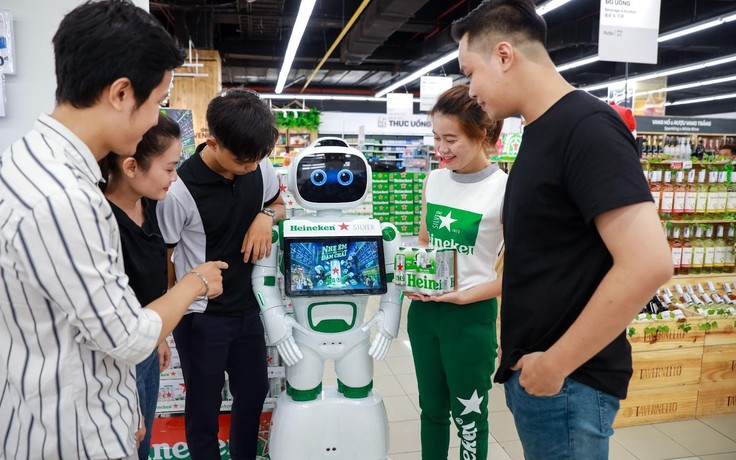Giải mã độ hot Robot Heineken Silver lần đầu tiên tại các chuỗi siêu thị Việt Nam