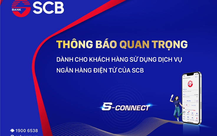 SCB thông báo chuyển đổi dữ liệu ngân hàng điện tử