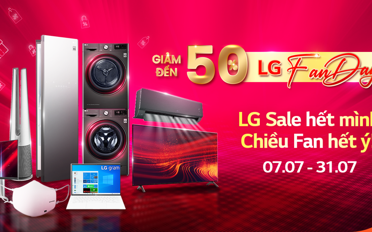 LG ưu đãi ‘hết mình’ trong ngày hội dành cho fan công nghệ