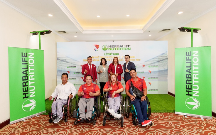 Herbalife đồng hành tổ chức lễ xuất quân cho VĐV người khuyết tật dự ASEAN Para Games