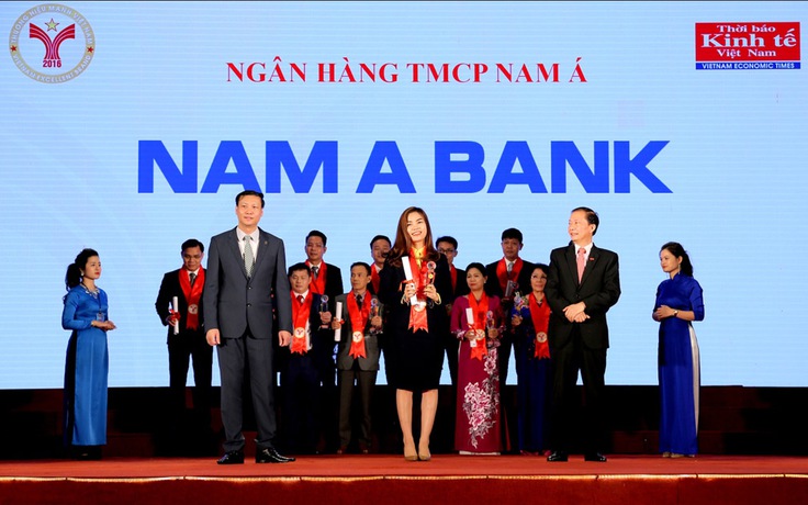 Nam A Bank 3 năm liên tiếp khẳng định vị thế ‘Thương hiệu mạnh’