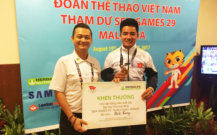 Herbalife thưởng nóng cho vận động viên xuất sắc tại SEA Games 29