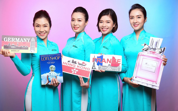 Thỏa mãn với dịch vụ bán hàng miễn thuế đẳng cấp 4 sao của Vietnam Airlines