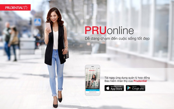 Prudential ra mắt phiên bản ứng dụng điện thoại của Cổng thông tin khách hàng PRUonline