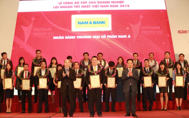 Nam A Bank - Top 500 doanh nghiệp lợi nhuận tốt nhất 2018