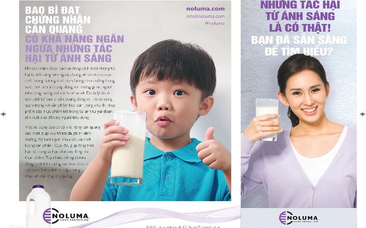 Noluma - giải pháp bao bì cản quang giúp đảm bảo chất lượng sản phẩm sữa Việt Nam