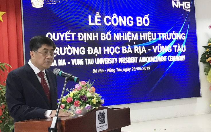 GS-TS Nguyễn Lộc là tân Hiệu trưởng Trường ĐH Bà Rịa - Vũng Tàu