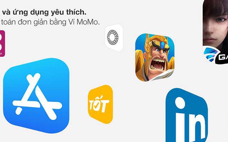 Ví điện tử MoMo đã có thể dùng làm phương thức thanh toán cho App Store