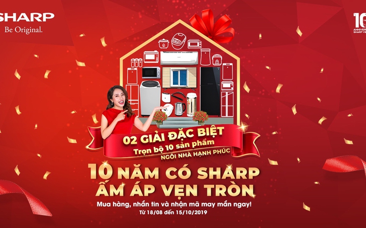 Công bố các khách hàng trúng thưởng khuyến mãi đợt 1 của Sharp Việt Nam