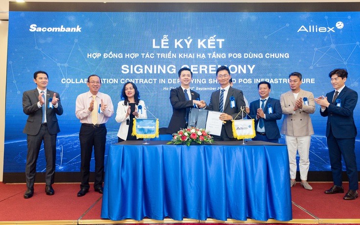 Sacombank và Alliex Việt Nam ký kết hợp tác triển khai hạ tầng POS dùng chung