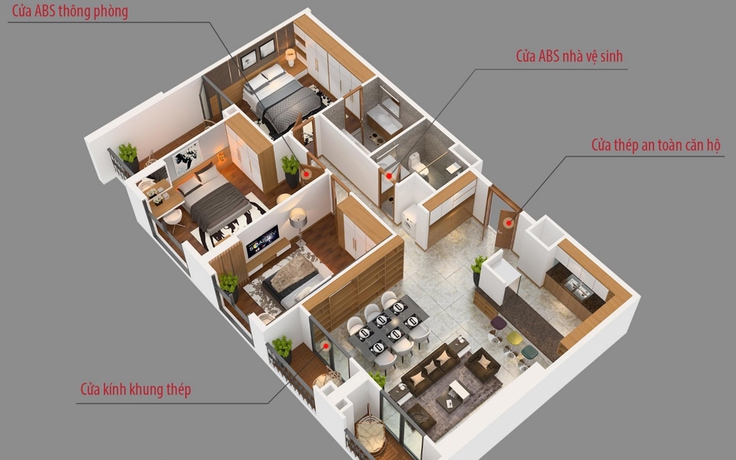 Cửa Galaxy Doors - giải pháp chống cháy cho căn hộ hiện đại