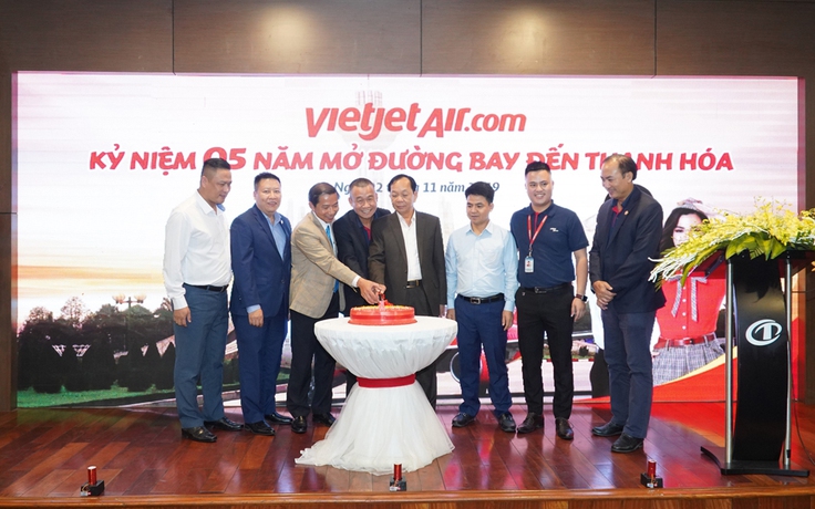 Vietjet phục vụ 2,2 triệu lượt hành khách sau 5 năm cất cánh tại Thanh Hóa