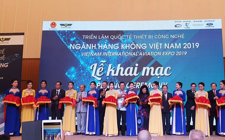 Khai mạc triển lãm quốc tế thiết bị, công nghệ ngành Hàng không tại Việt Nam 2019