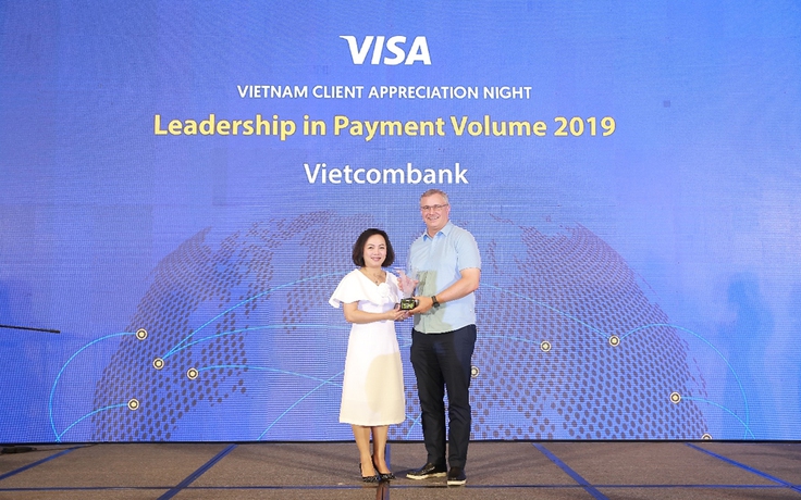 Tổ chức thẻ quốc tế Visa vinh danh Vietcombank là Ngân hàng dẫn đầu 6 hạng mục