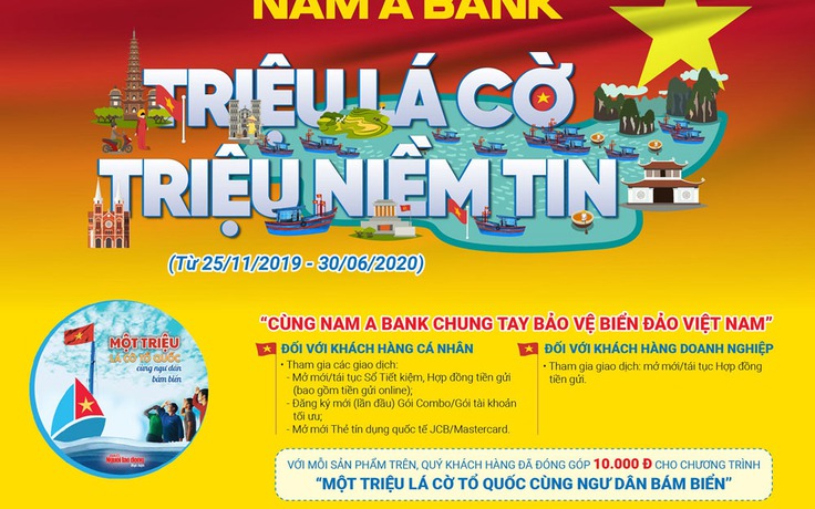 Nam A Bank chung tay bảo vệ biển đảo Việt Nam