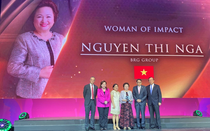Madame Nguyễn Thị Nga vinh danh Nữ doanh nhân có tầm ảnh hưởng lớn khu vực ASEAN