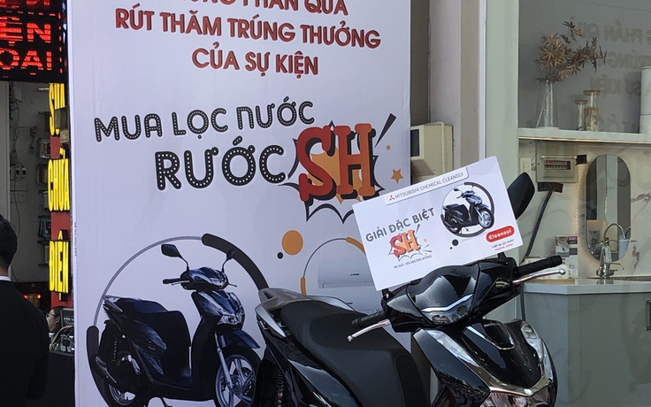 Rút thăm may mắn chương trình khuyến mãi ‘Mua lọc nước, rước SH’ cùng Mitsubishi Chemical Cleansui