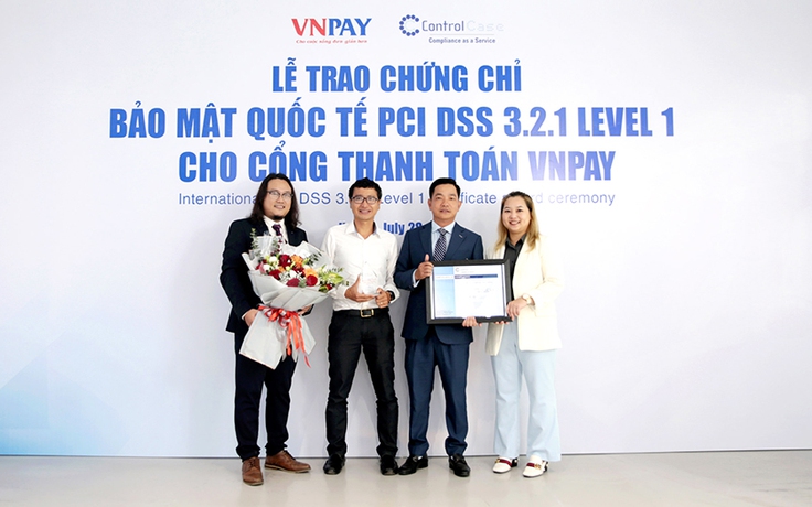 VNPAY đạt chứng chỉ bảo mật quốc tế cấp độ cao nhất