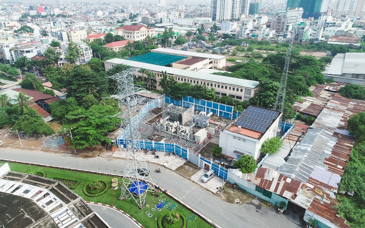 TP.HCM hoàn thành công trình đường dây 110kV Phú Lâm - Bình Phú mừng Quốc khánh