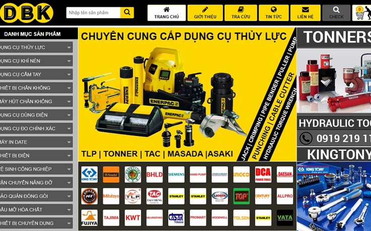 DBK Việt Nam giảm giá hàng loạt sản phẩm máy móc công nghiệp, thiết bị thủy lực