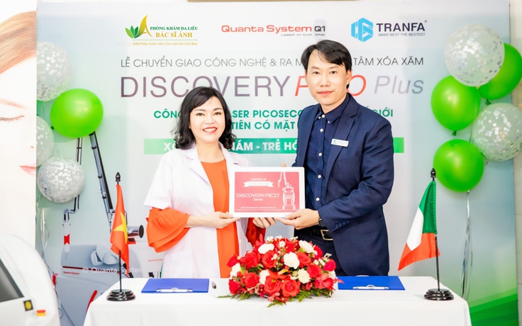TS-BS Trần Ngọc Ánh tiếp nhận chuyển giao thiết bị Discovery Pico Plus