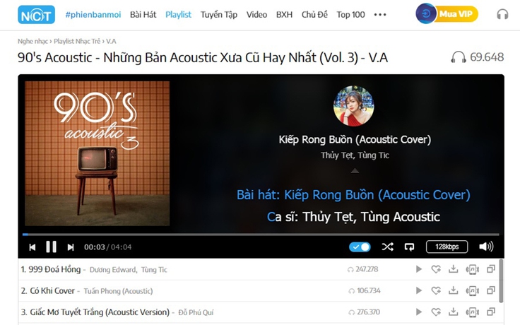 Những bản acoustic xưa cũ ‘gây thương nhớ’