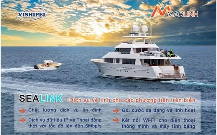 Sealink - dịch vụ vệ tinh cho các phương tiện trên biển